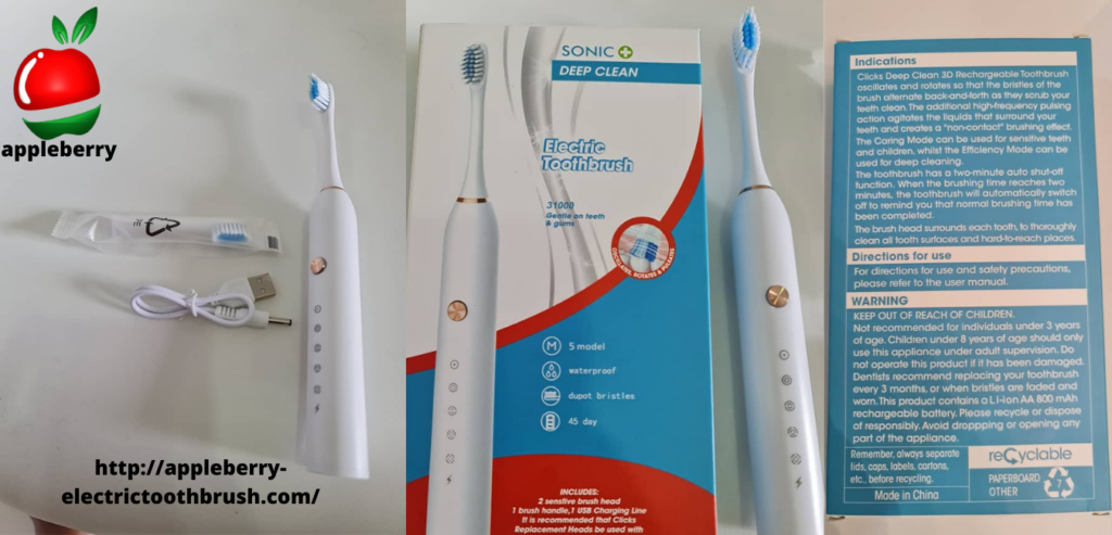 sonic electric tooth brush image | http://appleberry-electrictoothbrush.com/